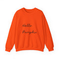 Crewneck Sweatshirt – "Hello Pumpkin" Script Fall Sweatshirt